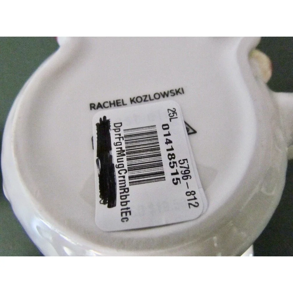 Rachel Kozlowski Rabbit Coffee Tea Mug Bunny NWT